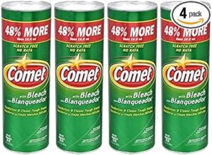 Comet Cleanser with Bleach – 25 Oz (4 Pack)